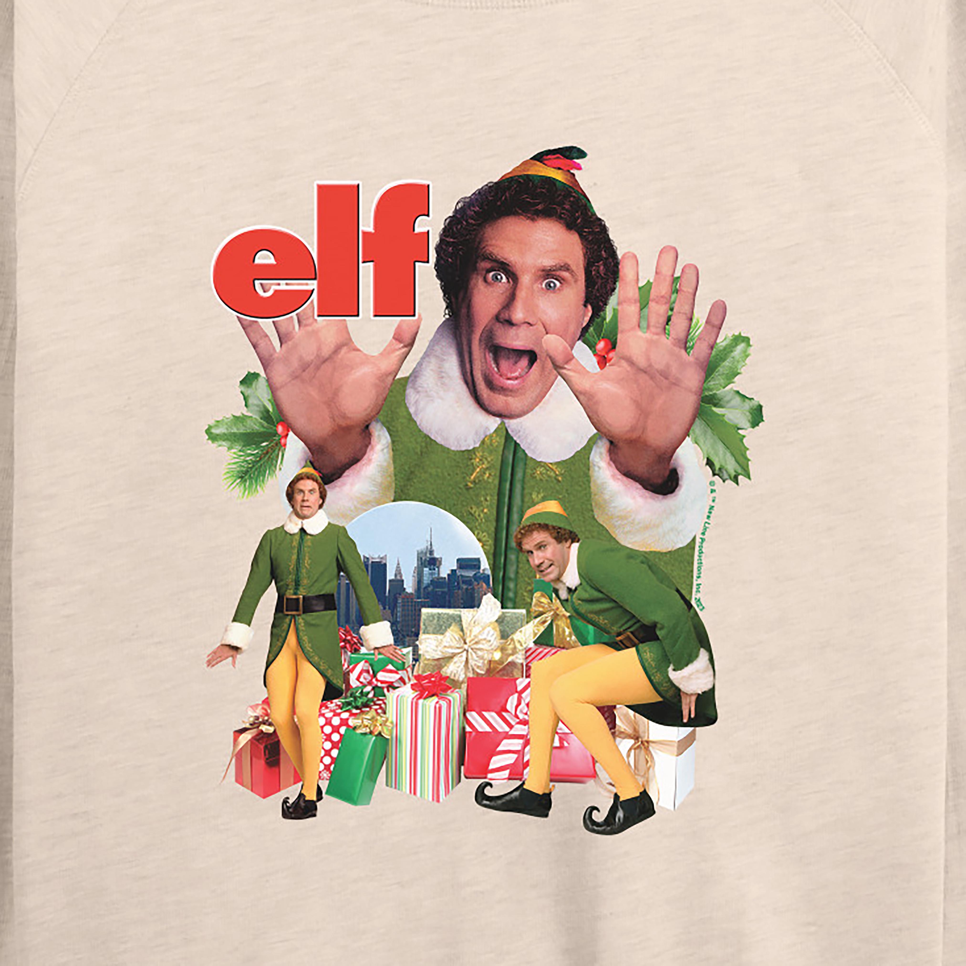 ELF - Christmas Merch Tee - Women's Lightweight French Terry Long Sleeve Shirt