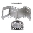 thumbnail image 2 of Estufa De Leña Plegable Portátil Para Acampar Mini Desmontable Con Placa De Alcohol Para Pícnic Al Aire Libre Senderismo Eigraketly OD005525-00, 2 of 7