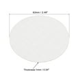 thumbnail image 2 of Unique Bargains 63mm PS Mousse Résistant Inviolable Pression Sensible Joint Blanc 150 Pack, 2 of 6