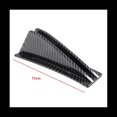 thumbnail image 5 of Universal 4Pcs/Set Car Rear Bumper Diffuser Spoiler ABS Anti-Collision Rear Bumper Lip Diffuser A,4 x Car Rear Bumper Spoiler Spoiler 16 x Screws 1 x Strong double-sided tape,Carbon Fiber, 5 of 5