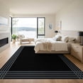 thumbnail image 3 of ODIKA Alfombras Symmetrical Finish Para Habitacion Alfombra Bedside Non-Slip Chair-Friendly for Dining Room, Basement, Large Office, 3 of 7