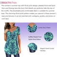 thumbnail image 6 of KISSMODA Women Tops Summer T-Shirts Short Sleeve Casual V Neck Tops Dressy Tunic Tops Cute Loose Ladies Tops Women Blouses, 6 of 7