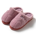thumbnail image 2 of Zapatos casa para mujeres hombres Slip-On Cálido Suave Invierno Felpa interior al aire libre, 2 of 8