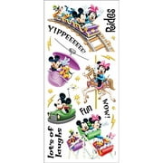 Disney Stickers/Borders Packaged-Amusement Park Rides