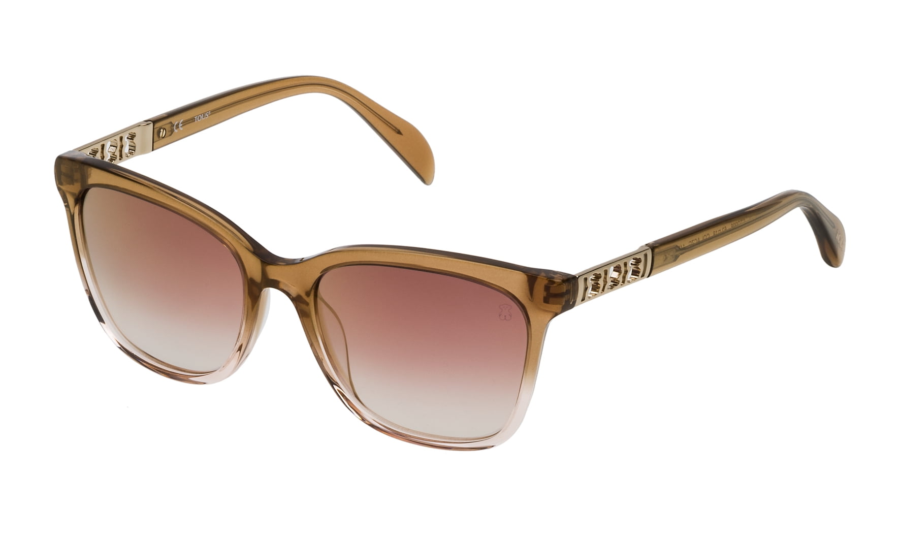 Tous SUNGLASSES POLARIZED FASHION SUN GLASSES TOUS BROWN PINK WOMAN