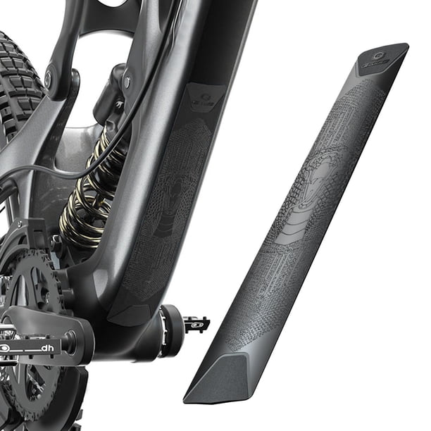 Calcomanía protectora antideslizante Soledad para bicicleta Protector de tubo inferior Patrón de serpiente negra