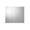 thumbnail image 5 of Croydex Williams Double Door Aluminium Bathroom Medicine Cabinet with Mirror in Silver (30X26in), 5 of 11