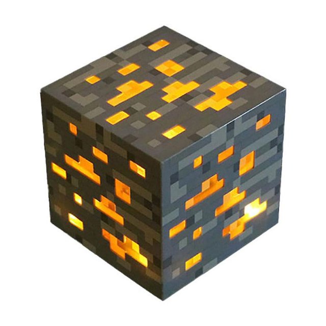 Minecraft Game Peripheral Miners Rechargeable Lamp Night Light Square Desk Lamp Gifts Home Decoration-SinKeeU