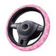 thumbnail image 2 of Naloa Breast Cancer Awareness (3) Elastic Steering Wheel Cover, Auto Steering Wheel Cover – 15 Inch, Fit Suvs,Vans Cars,Trucks, 2 of 6