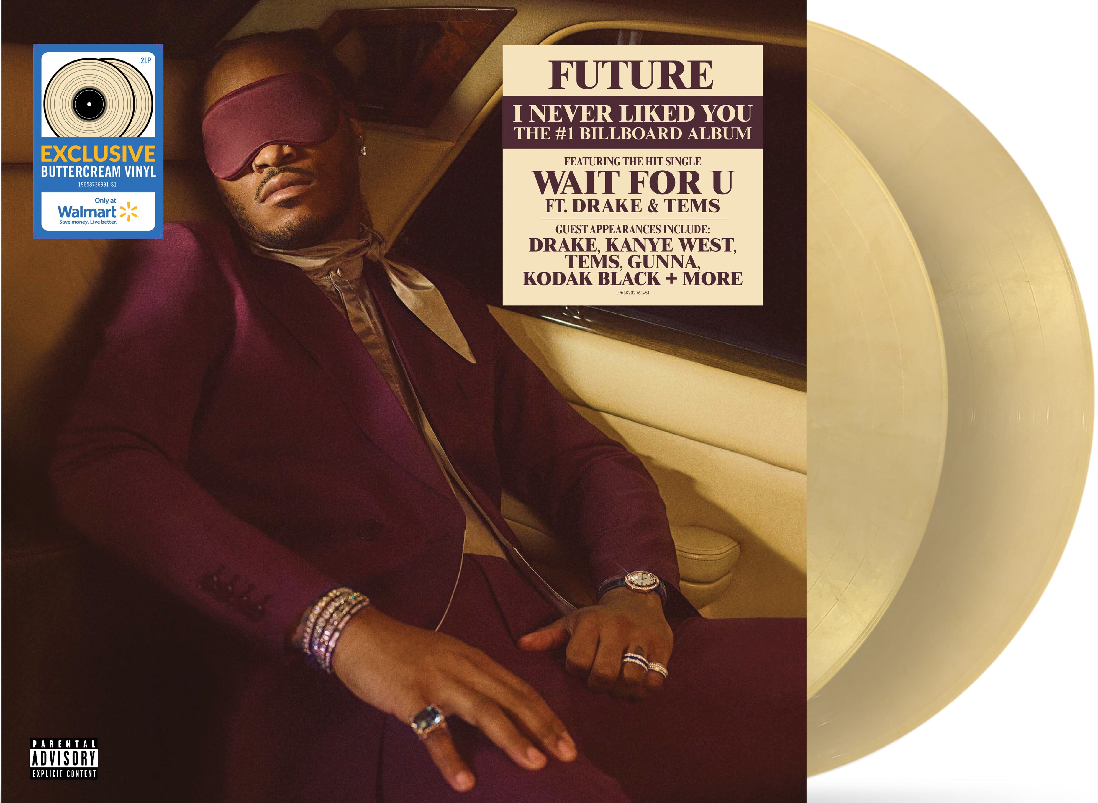 Future I Never Liked You (Walmart Exclusive) Rap Vinyl 2LP (Epic
