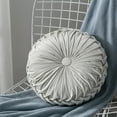 thumbnail image 2 of fastboy Skin Friendly Decorative Throw Pillow Made With Polyester And PP Cotton Wide Application Simple light grey 38CM 1Set, 2 of 6