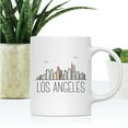 thumbnail image 2 of Koyal Wholesale Colorful City Skyline Graphic Ceramic Coffee Mug, Los Angeles, 2 of 5