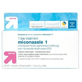 Miconazole Vaginal Antifungal Cream - 1 day Treatment - Up&Up™