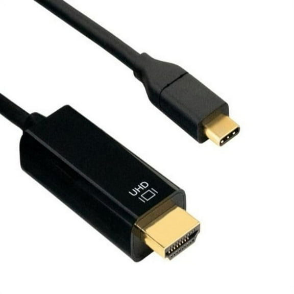 SANOXY Cables and Adapters; 10ft USB 3.1 Type C Male to HDMI (4K @ 60Hz) Male Cable, Black
