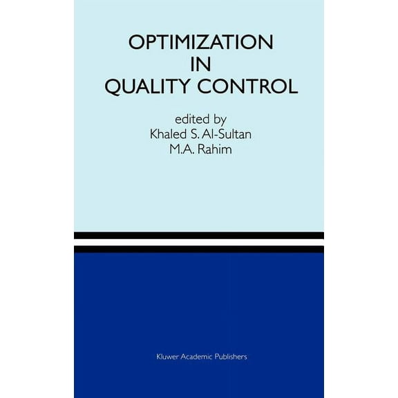 Optimization in Quality Control, (Hardcover)