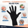 thumbnail image 2 of Copper Compression Full Finger Arthritis Gloves, 2 of 9