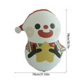 thumbnail image 3 of Dsscvnef Christmas Decorations Portable Cute Cartoon Snowman Tumbler Inflatable Air Model Inflatable Pool Slide Excursion Inflatable Bridal Inflatable, 3 of 4