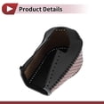thumbnail image 4 of Cubierta de pomo de cambio antideslizante, protector de manija de cambio para Honda CR-V 15-16, marrón y negro, 4 of 6