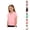 Pink, variant on Girls Polo Shirt V Neck Short Sleeve Collared Tops Preppy Plain Casual Summer Shirts (3-14Y)