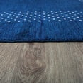 thumbnail image 6 of Rugsotic Carpets Handmade Rugs Hand Knotted Loom Rectangle 8'x10' Blue Wool for Indoor Use, 6 of 8