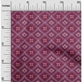 thumbnail image 1 of oneOone Cotton Cambric Fabric Geometric Ikat Decor Fabric Printed BTY 56 Inch Wide, 1 of 4