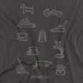 thumbnail image 2 of Monopoly Token Women's T Shirt, Charcoal, 2X-Large, 2 of 6