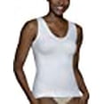 thumbnail image 2 of Vanity Fair Womens Everyday Layers Seamless Smoothing Spin Tank, S, Star White, 2 of 9