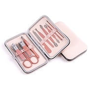 Manicure Set, Professional Nail Clippers Kit, Pedicure Care Tools, Professional Women Grooming Kit -Stainless Steel,10 piece set