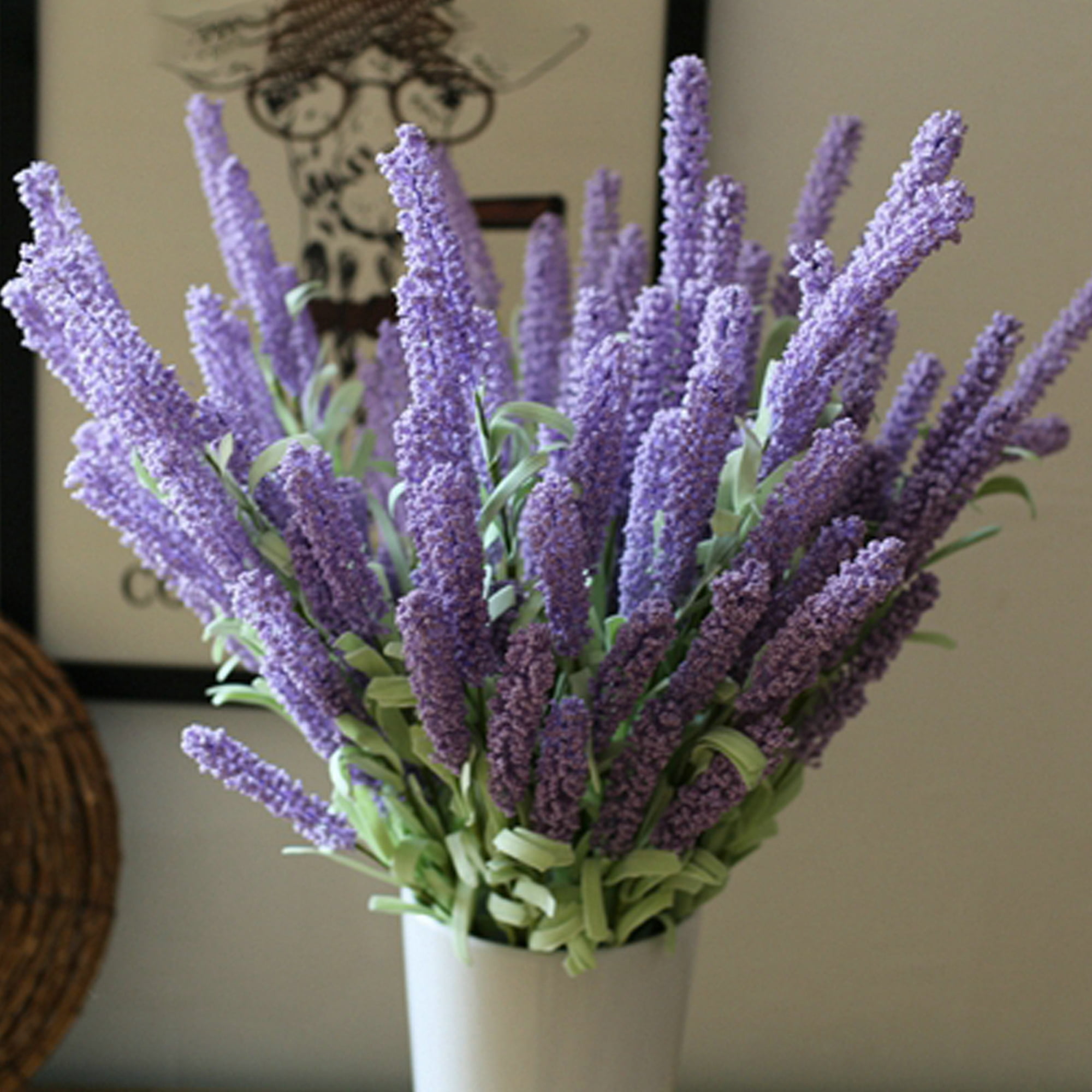 Artificial Lavender Stem|Artificial Flower|Artificial Leaves|Artificial Orchid|Silk Flowers|Flux Flowers|Artificial Floral Bunch