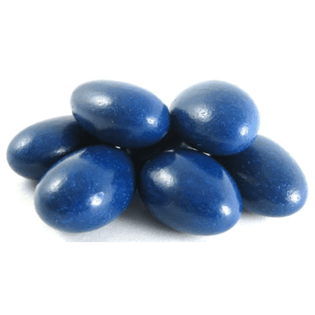 Dark Blue Jordan Almonds Bulk Food Service 30 lbs/13.60 kgs