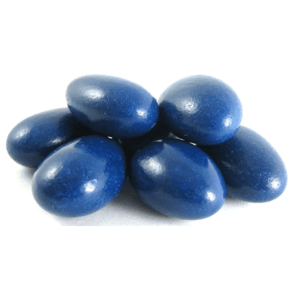 Dark Blue Jordan Almonds Bulk Food Service 30 lbs/13.60 kgs