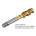 thumbnail image 4 of M14 x 1.25 High Speed Steel Machine 4 Spiral Flutes Thread Tap Titanium Plated, 4 of 6