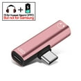 LYTiang USBC To 3.5mm Type C Adapter. 2 In 1 Audio 3.5mm Adapter For