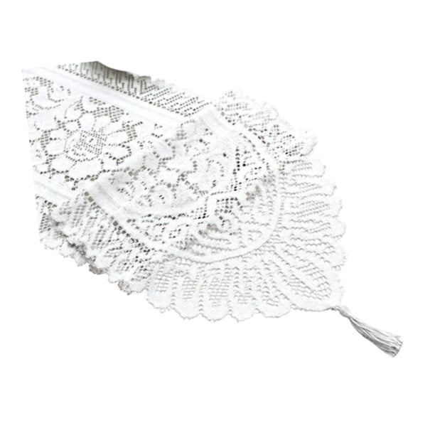 de Mesa Encaje Rectangular Mantel Decorativo de Poliéster para Fiesta Navideña y Decoración de Mesa Adecuado para Reuniones Decoración del