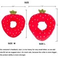 thumbnail image 5 of Adjustable Cat Recovery Collar, Cute Strawberry Neck Cone After Surgery, Wound Healing Protective Cone Surgery Recovery Elizabethan Collars, Soft Edge Cat Cone for Kitten and Cats, 5 of 5