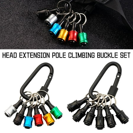 

GHYJPAJK Portable 1/4 Hex Shank QuickRelease Key Chain Screwdriver Bit Holder Bits