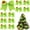 Green, variant on 4 pcs Green Christmas Bow, Xmas Decoration for Xmas Tree, gift box, Holiday Ornament