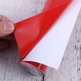 thumbnail image 2 of LEORX Glossy Red Film Sticker Self Adhesive Motorcycle Easy To Cut Clean No, 2 of 7