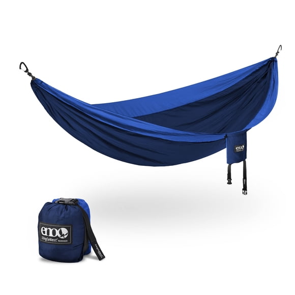 Hamaca ENO SingleNest ligera (289 cm, 0,5 kg), color azul marino
