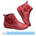 thumbnail image 3 of Botas Mujer Botas De Moda Con Cordones Trabajo Acogedor Bota De Senderismo Transpirable (38) Rojo Likrtyny Tenis De Mujer Tenis De Hombre, 3 of 5