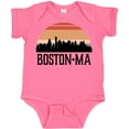 thumbnail image 3 of Inktastic Boston Massachusetts Skyline Sunset Boys or Girls Baby Bodysuit, 3 of 5