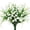 White, variant on Starry Sky Simulation Bouquet | Silk Fake Flowers Used for Wedding Center Decoration, Vase Decoration, Home Dining Table and Bedroom Decoration | Never Withering Indoor and Outdoor Plastic Flowers