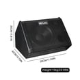thumbnail image 4 of Amplificador de batería Coolmusic DM80 80 W Bluetooth con altavoz de graves de 10 pulgadas, 4 of 7