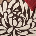 thumbnail image 6 of SAFAVIEH Veranda Kandy Floral Indoor/Outdoor Runner Rug, Chocolate/Terracotta, 2'3" x 12', 6 of 7