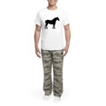 thumbnail image 5 of CafePress - Draft Horse Men's Light Pajamas - Men's Light Loose Fit Cotton Pajama Set, 5 of 7