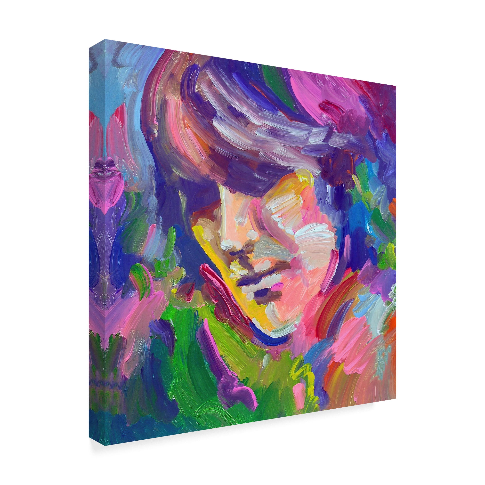 Trademark Fine Art 'George Harrison Portrait' Canvas Art by Howie Green