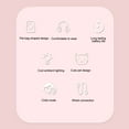 thumbnail image 4 of Auriculares Inalámbricos Para Niños, Oreja De Gato, Auriculares Para Niños, Estéreo HiFi, Diadema Ajustable Con Tiempo De Reproducción 20H Para Viajes Para, 4 of 7
