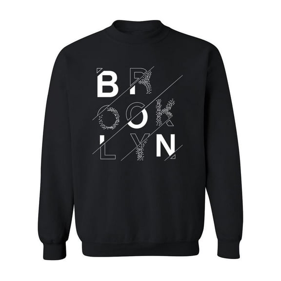 Brooklyn New York. Sweatshirt Men -Image by Shutterstock, Male 3X-Large