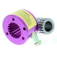 thumbnail image 2 of Aluminum Quick Release Steering Wheel Hub, 3/4 Inch Splined, Push Button Release, Billet Aluminum with Steel Sleeve, Purple Anodized Finish, Easy Removal for Race Cars, 2 of 9