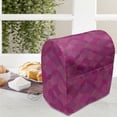 thumbnail image 4 of Abstract Lounger Chair Bag, Geometrical Theme Star Patterns from Circular Shapes, High Capacity Storage with Handle Container, Lounger Size, Dark Magenta Magenta, by Ambesonne, 4 of 5